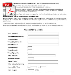 Booking Request Form PDF file